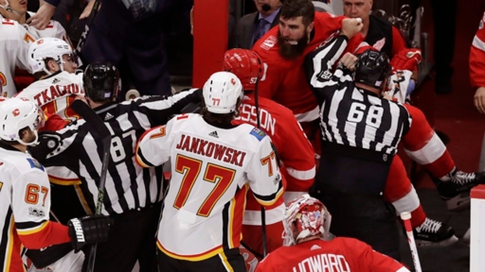 NHL suspends Red Wings' Witkowski for 10 games for fighting