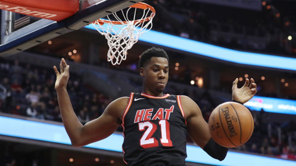 Whiteside, Heat lead by 25, hold on to beat Wizards 91-88 (Nov 17, 2017)