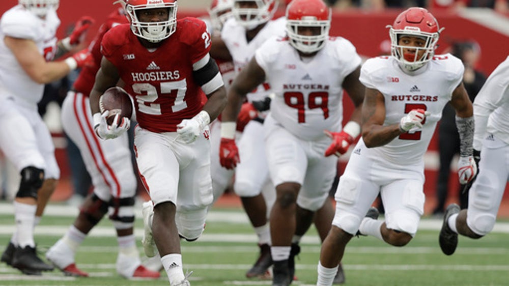 Indiana keeps bowl hopes alive with 41-0 win over Rutgers (Nov 18, 2017)