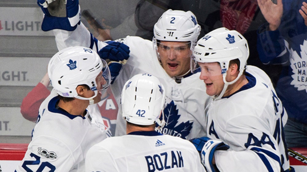 Matthews, Andersen lead Maple Leafs past Canadiens, 6-0 (Nov 18, 2017)