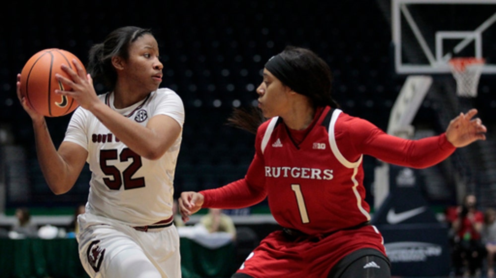 Wilson scores 33, No. 3 South Carolina tops Rutgers 78-68 (Nov 24, 2017)