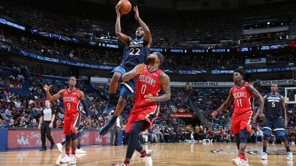 Wiggins lifts Timberwolves to 120-102 win over Pelicans (Nov 29, 2017)