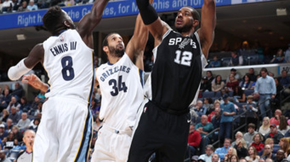 Aldridge, Gay lead San Antonio past Grizzlies, 95-78 (Dec 01, 2017)