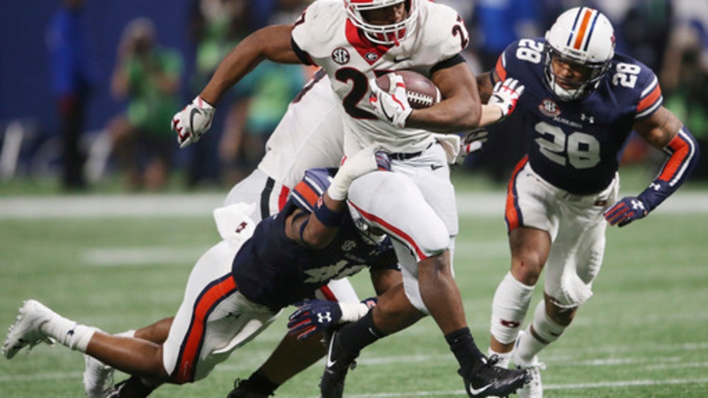 No. 6 Georgia makes playoff bid, routs No. 4 Auburn 28-7 (Dec 02, 2017)