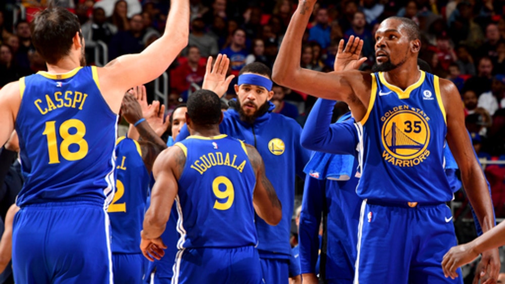 Warriors beat Pistons 102-98 to finish unbeaten trip (Dec 08, 2017)