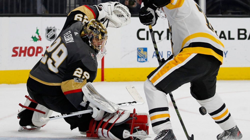 Merrill's 1st goal of season lifts Fleury, Knights past Pens (Dec 14, 2017)