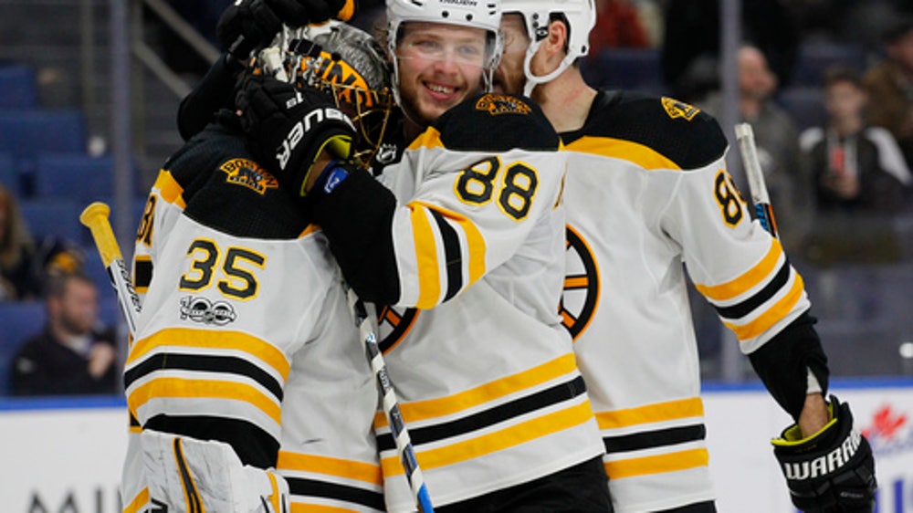DeBrusk, Khudobin send Bruins to 3-0 win over Sabres (Dec 19, 2017)