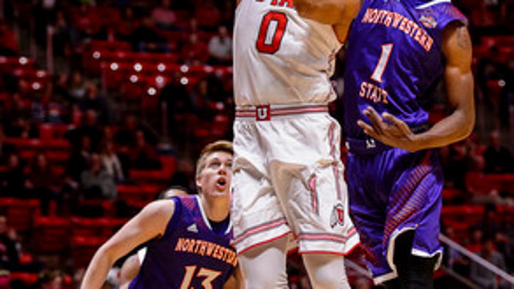 Rawson scores 25, Utah eases past Northwestern State 84-62 (Dec 20, 2017)