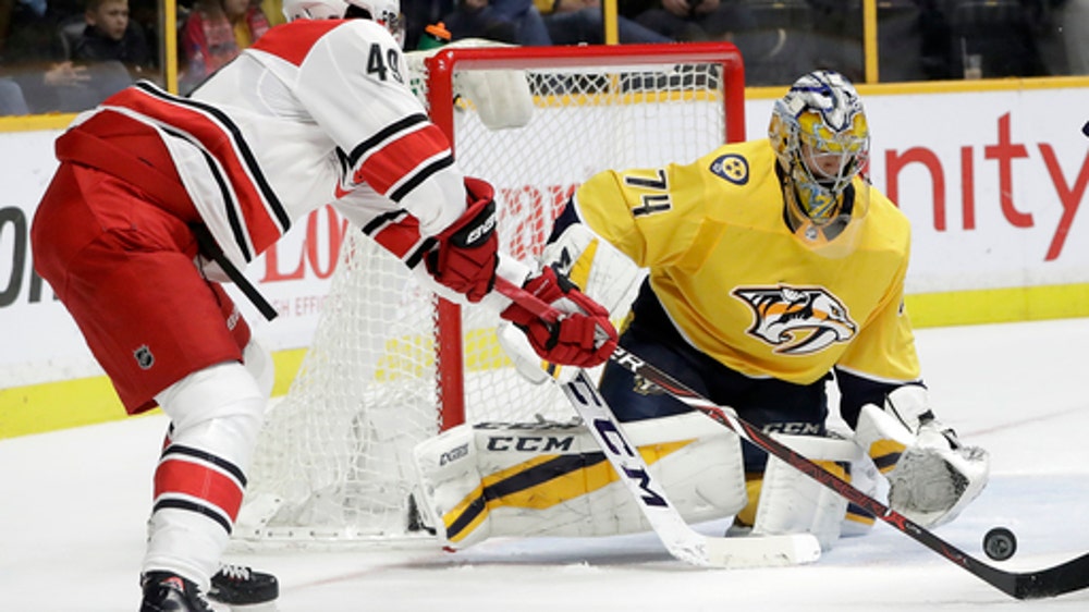 Hanifin and Hurricanes start fast in 4-1 win over Predators (Dec 21, 2017)