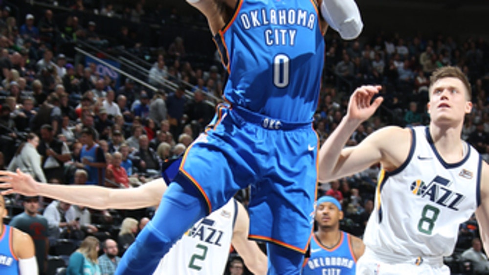 Westbrook, George lead Thunder to 103-89 win over Jazz (Dec 23, 2017)