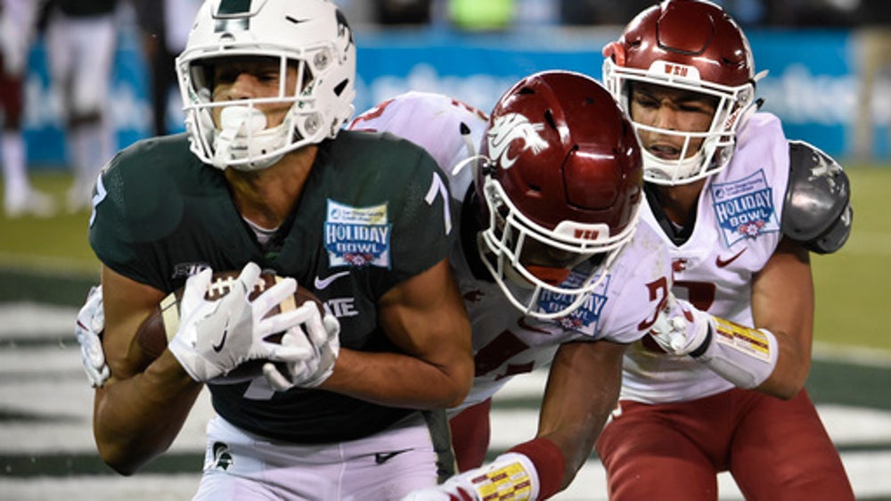 Lewerke, Spartans roll past Cougars 42-17 in Holiday Bowl (Dec 28, 2017)