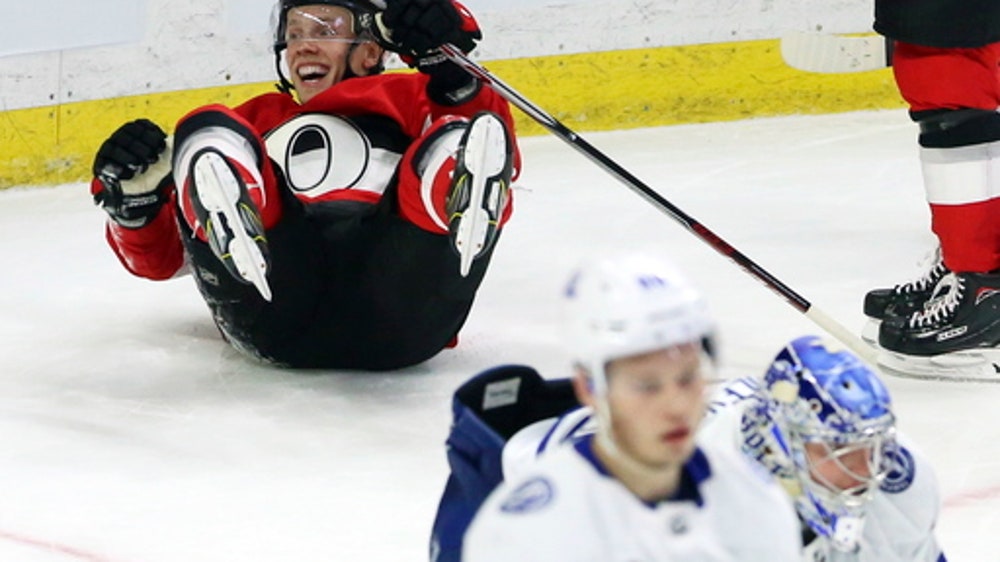 Dzingel scores 2, Senators beat league-best Lightning 6-3 (Jan 06, 2018)