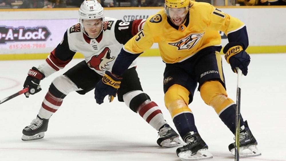 Smith's shootout goal leads Predators over Coyotes 3-2 (Jan 18, 2018)