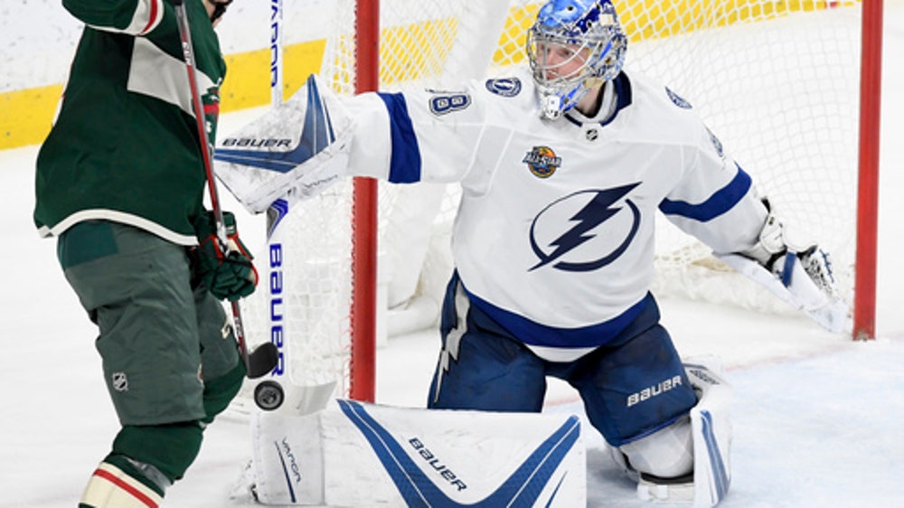 Parise scores 1st goal, Wild beat slumping Lightning 5-2 (Jan 20, 2018)