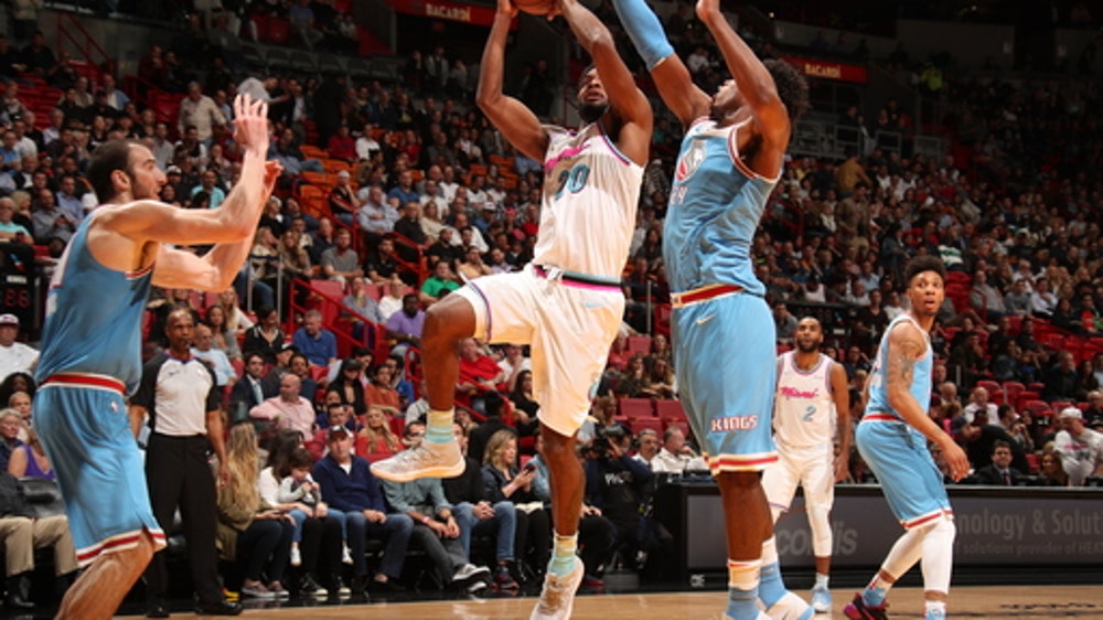 Kings close with a flourish, top Heat 89-88 (Jan 25, 2018)