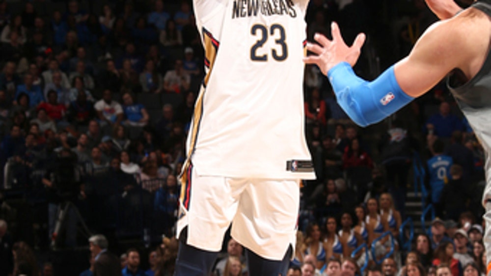 Davis’ 43 points lead Pelicans past Thunder 114-100