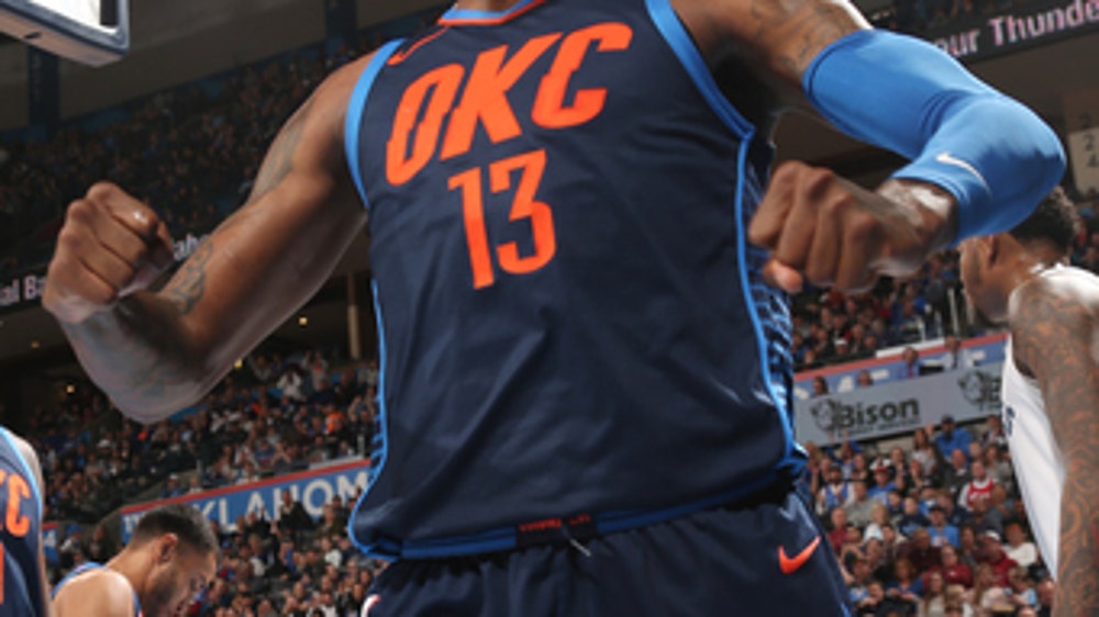George has 33 points, short-handed Thunder beat Grizzlies