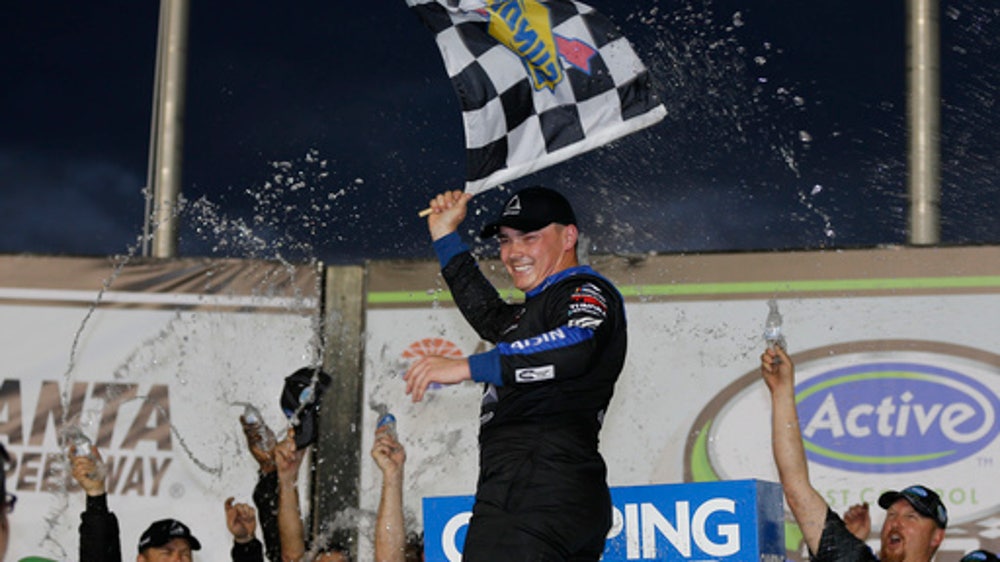 Moffitt takes Truck win in Atlanta on Busch's pit mishap