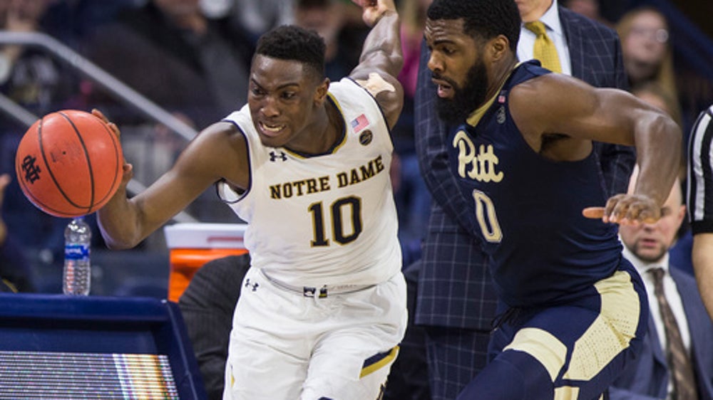 Colson’s return lifts Irish over Pitt 73-56 on Senior Night