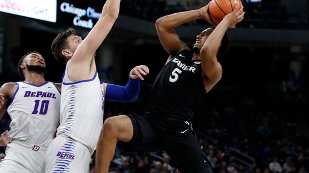 No. 3 Xavier beats DePaul 65-62, secures top Big East seed