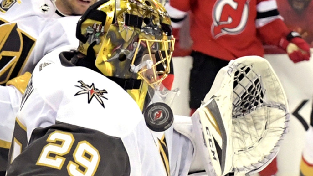 Tatar scores first, Fleury makes 33 saves, Vegas wins