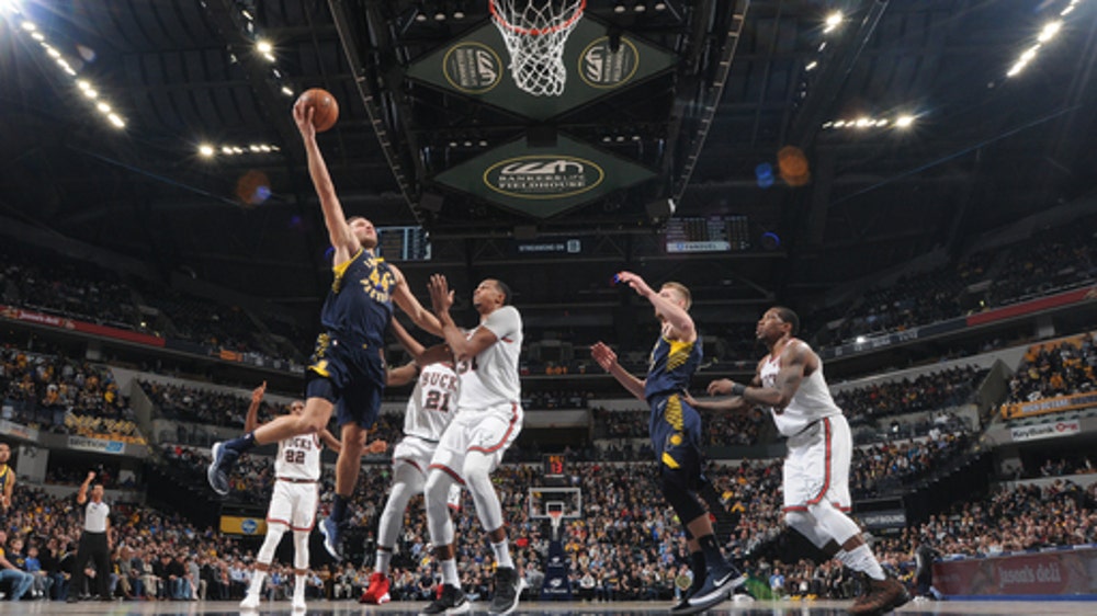 Bogdanovic leads Pacers over Bucks 92-89