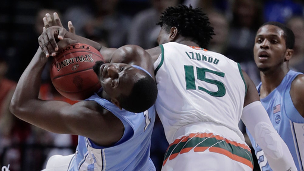 North Carolina beats Miami 82-65 and gets Duke next at ACC
