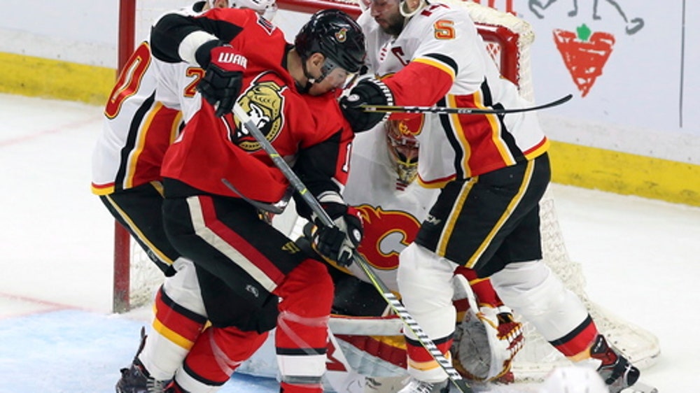 Stajan’s third-period goal leads Flames over Senators 2-1
