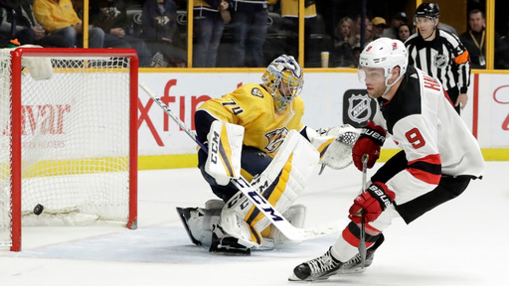 Boyle’s shootout winner leads Devils past Predators, 3-2
