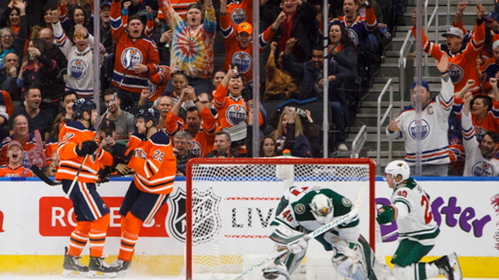 McDavid has 2 goals, assist as Oilers beat Wild 4-1