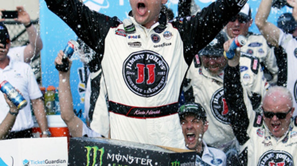 Everybody is chasing Kevin Harvick as NASCAR hits Fontana