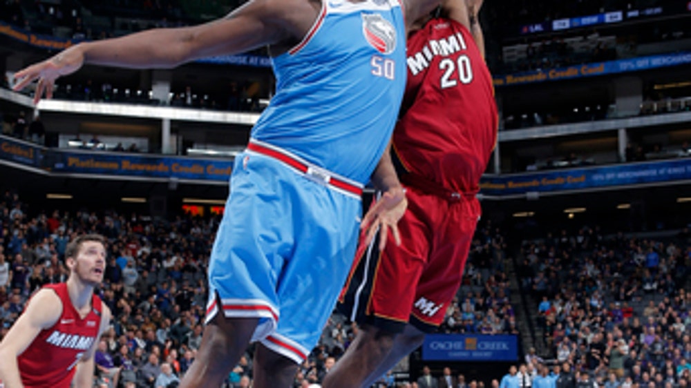 Randolph comes through in OT to help Kings beat Heat 123-119