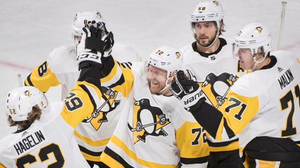 Hornqvist scores 2 as Penguins beat Canadiens, 5-3