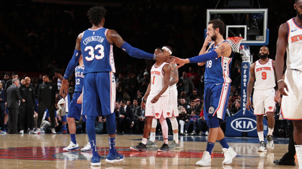 Embiid, Simmons rally 76ers past Knicks, 118-110