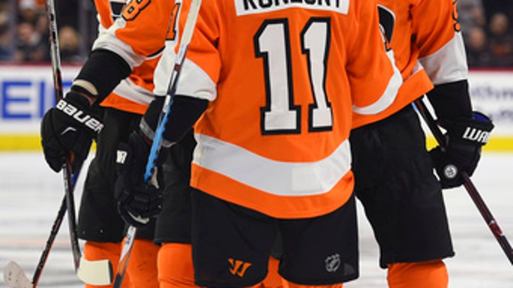 Simmonds scores 2 goals, helps lift Flyers past Capitals 6-3