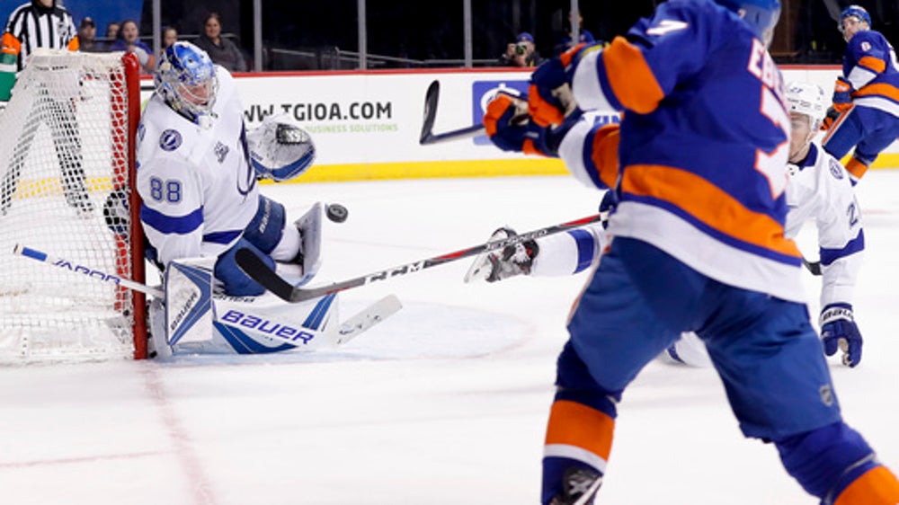 Miller, Point help Lightning hold off Islanders, 7-6 (Mar 22, 2018)