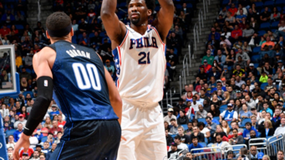 76ers rout Magic 118-98 for fifth straight win (Mar 22, 2018)