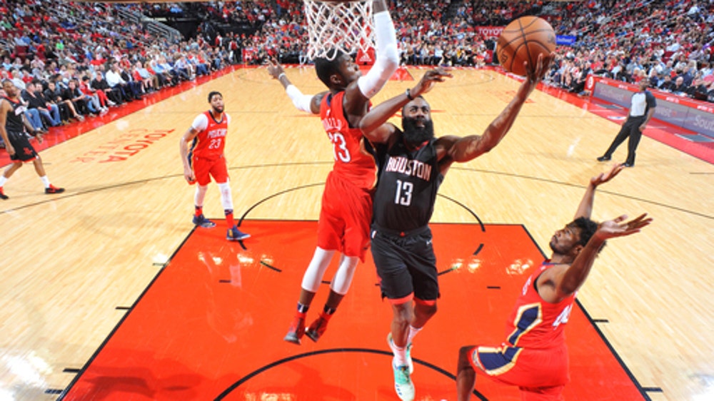 Harden’s 27 help Rockets sail past Pelicans 114-91