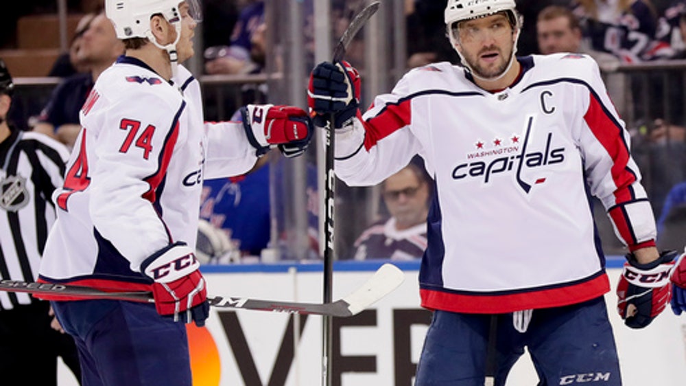 Ovechkin scores 45th goal, Caps topple Rangers 4-2