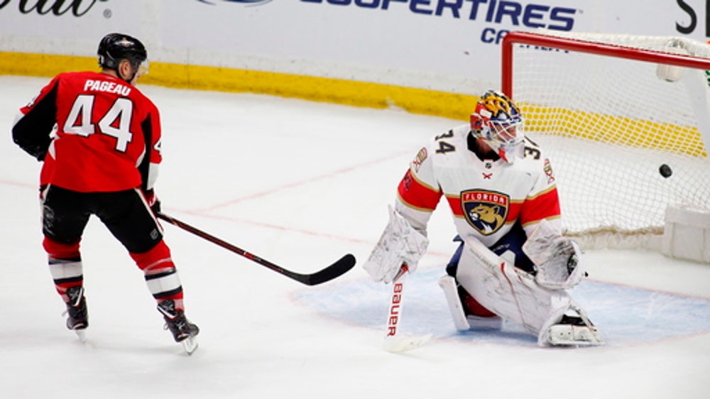 Pageau converts OT penalty shot to lift Sens over Panthers