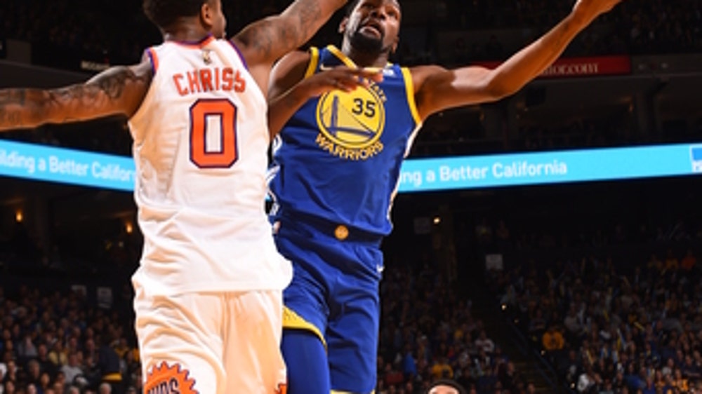 Warriors shake off rough start and roll past Suns