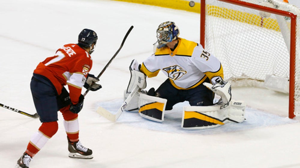 Forsberg’s goal with 0.6 left disallowed, Panthers top Preds