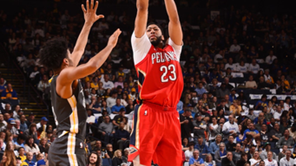 Anthony Davis outduels Kevin Durant, Pelicans beat Warriors