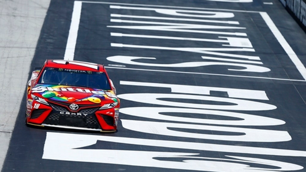 Busch looks to beat field, rain at Bristol Motor Speedway