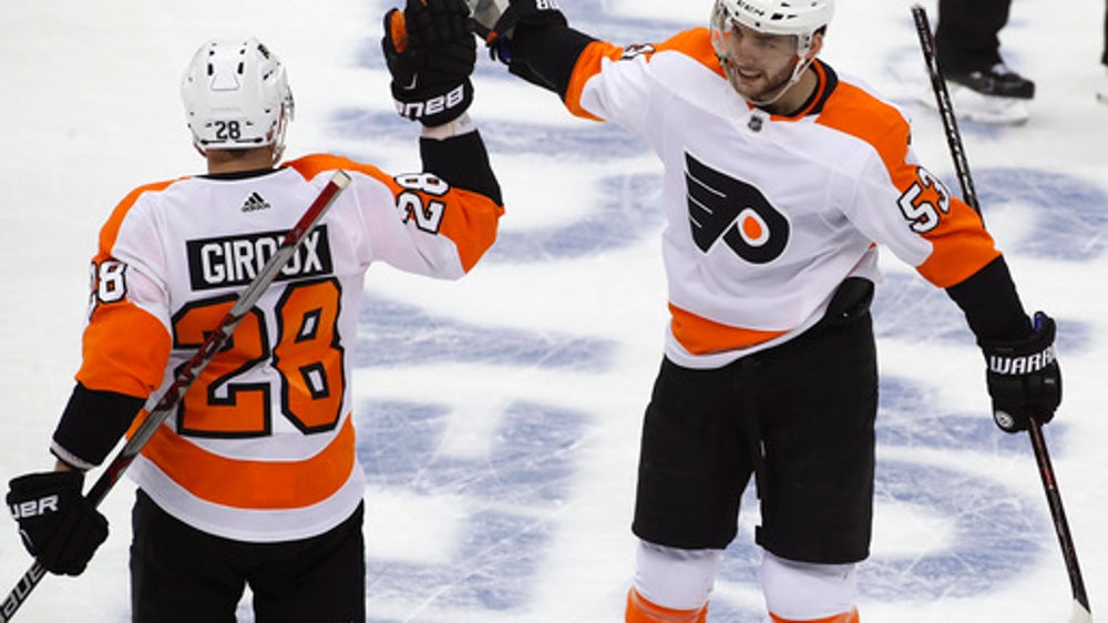 Flyers beat Penguins 5-1 in Game 2 to tie series