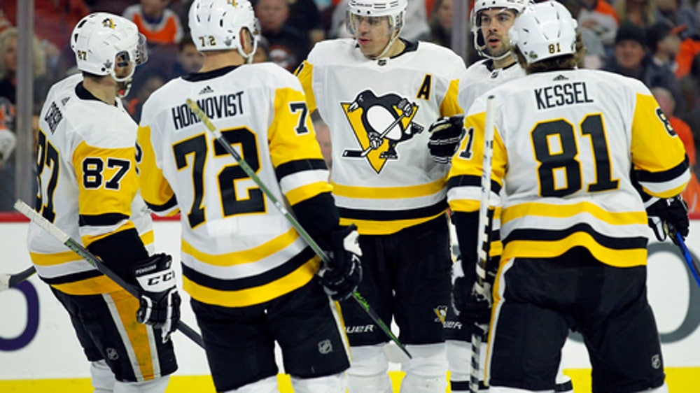Sidney Crosby scores, Penguins beat Flyers 5-1