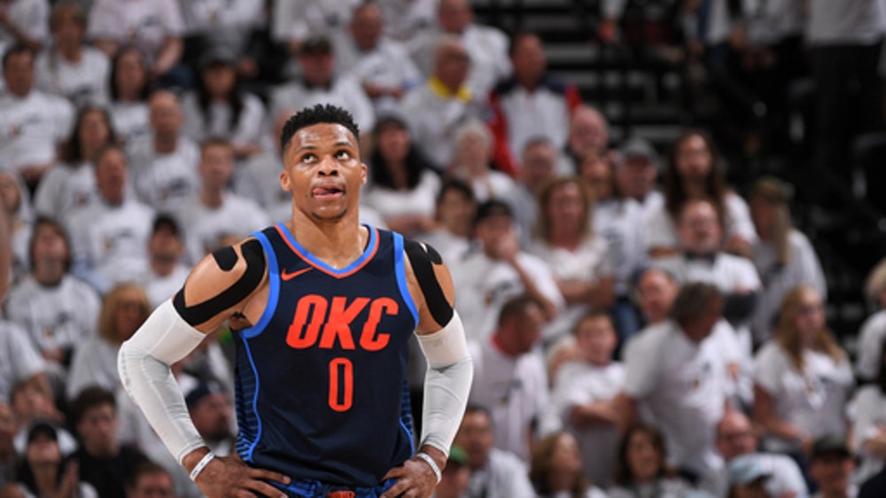 Thunder G Westbrook gets fine, tech for confronting Gobert