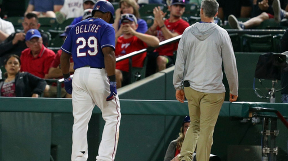 Lowrie, A’s beat Rangers 3-2 as Beltre leaves with injury