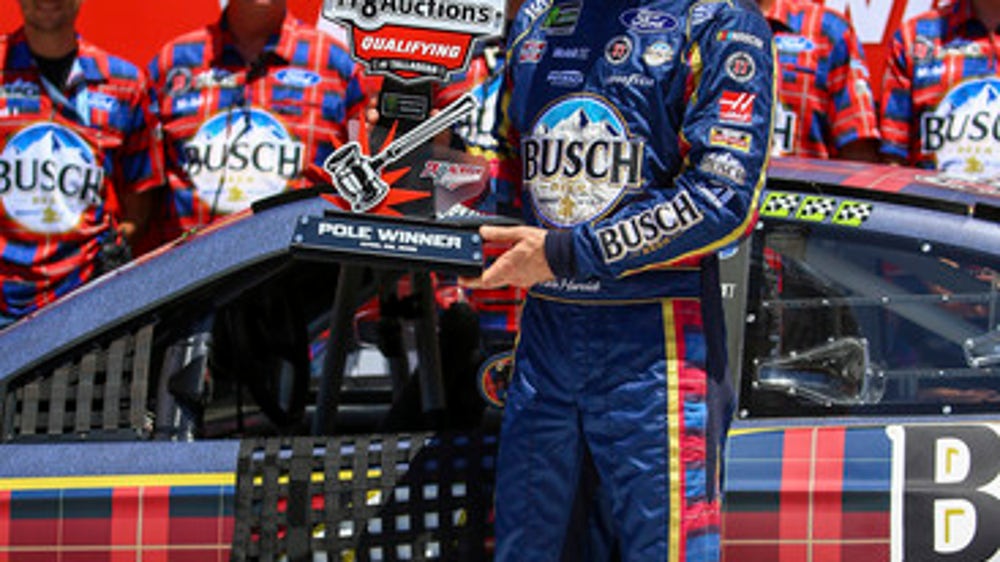 Harvick, teammate Kurt Busch start Talladega on front row