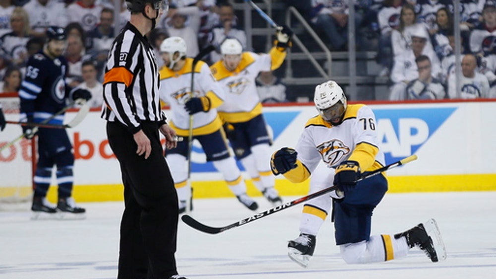 Rinne, Preds rebound with 2-1 win vs Jets to tie series at 2
